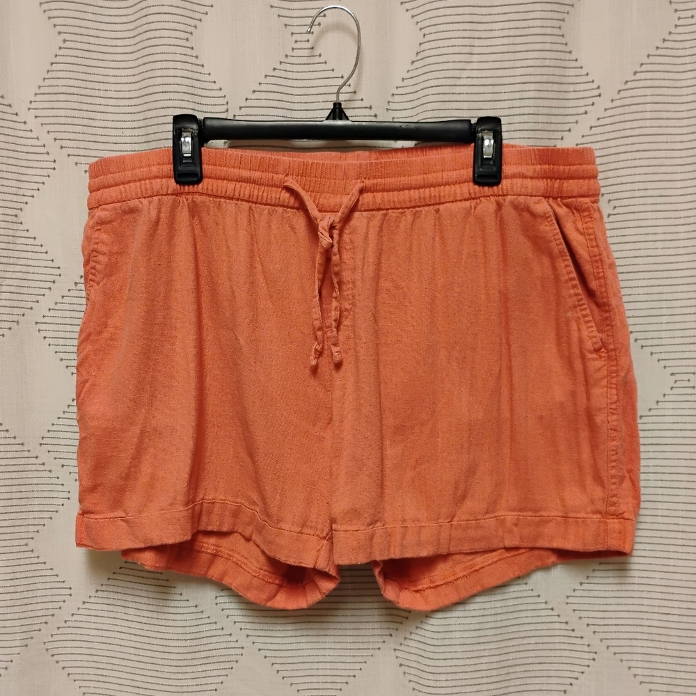 Old Navy Women's Sun kissed Pinky Orange Casual Shorts Size XL